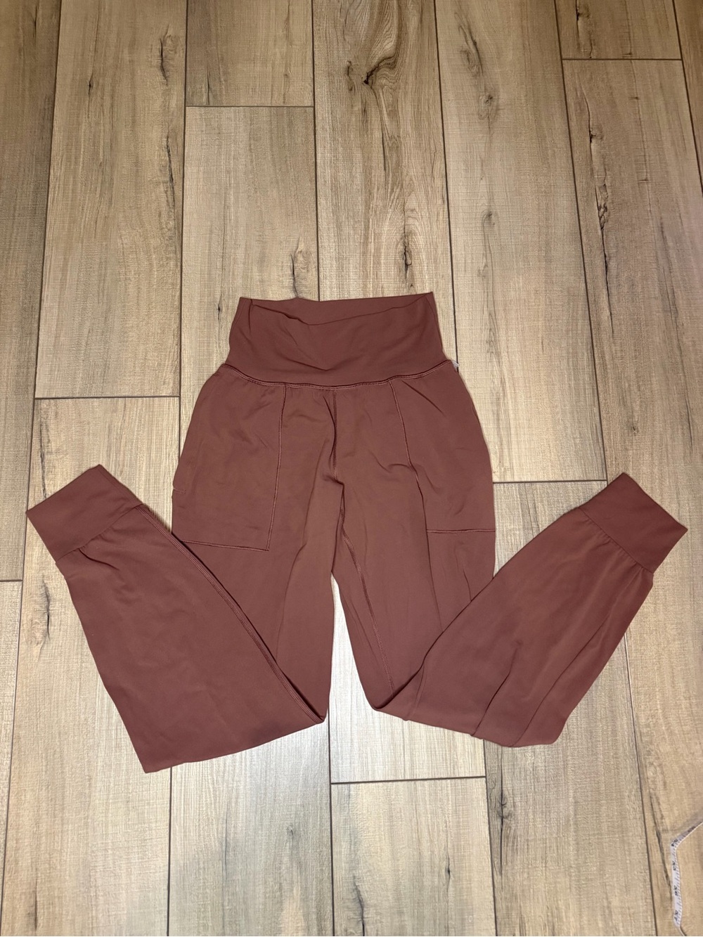 Athleta Salutation Jogger Powervita XXS Mauve Brown High Rise Yoga Pants